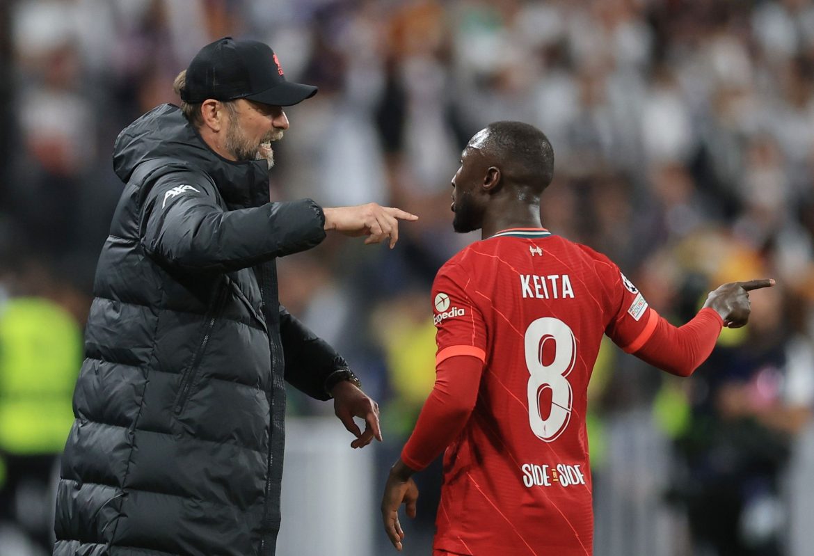 Liverpool midfielder Keita wanted by duo