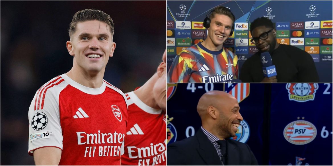 9/10 star who had his "best game in an Arsenal shirt" is becoming like Rice